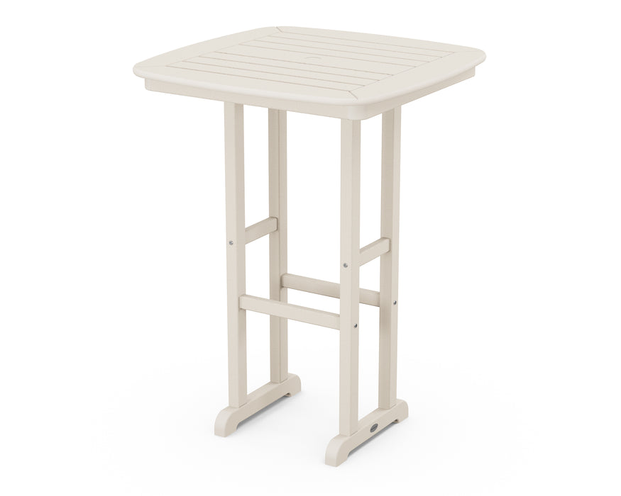 POLYWOOD Nautical 31" Bar Table in Sand