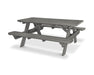 POLYWOOD Park 72" Picnic Table in Slate Grey image