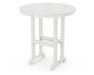 POLYWOOD 36" Round Farmhouse Counter Table in White image