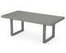 POLYWOOD EDGE 39" x 78" Dining Table in Slate Grey image