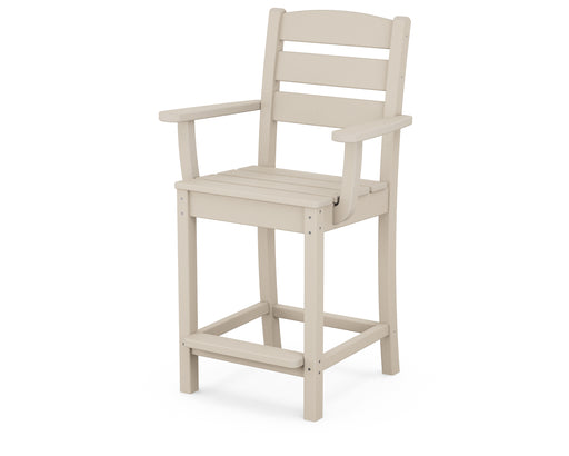 POLYWOOD Lakeside Counter Arm Chair in Sand image