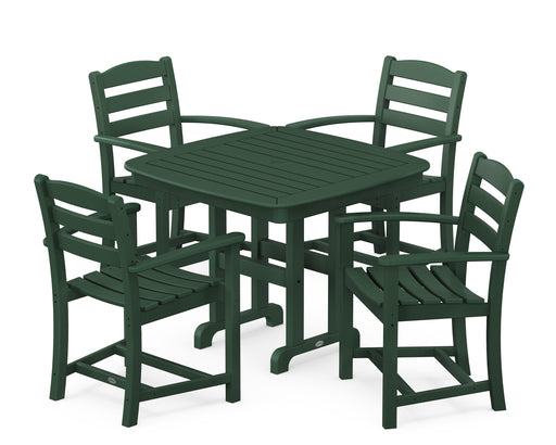 POLYWOOD La Casa Cafe 5-Piece Dining Set in Green image