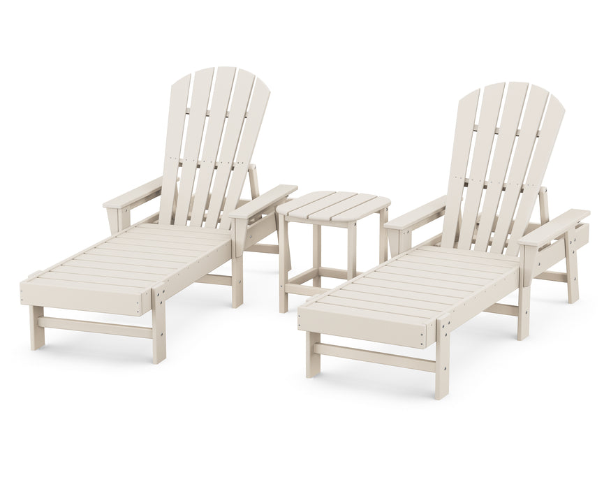 POLYWOOD South Beach Chaise 3-Piece Set in Sand image