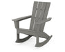 POLYWOOD Quattro Adirondack Rocking Chair in Slate Grey image