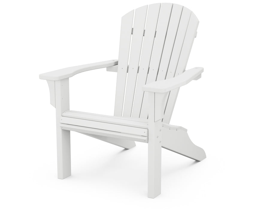 POLYWOOD Seashell Adirondack in White image