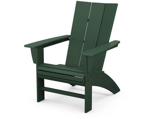 POLYWOOD Modern Curveback Adirondack Chair in Green image