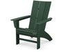 POLYWOOD Modern Curveback Adirondack Chair in Green image