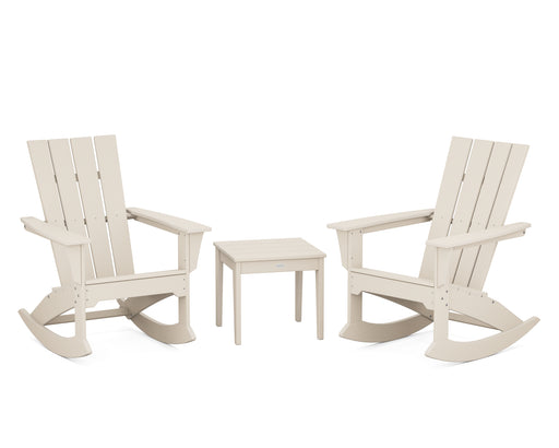 POLYWOOD Quattro 3-Piece Rocker Set in Sand image