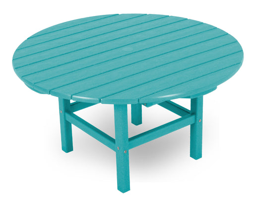 POLYWOOD Round 37" Conversation Table in Aruba image