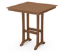 POLYWOOD Farmhouse Trestle 37" Bar Table in Teak image