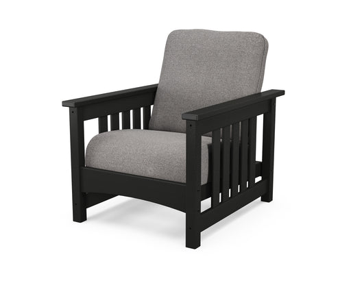 POLYWOOD Mission Chair in Black / Grey Mist image