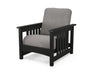 POLYWOOD Mission Chair in Black / Grey Mist image