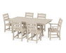 POLYWOOD Lakeside 7-Piece Farmhouse Dining Set in Sand image