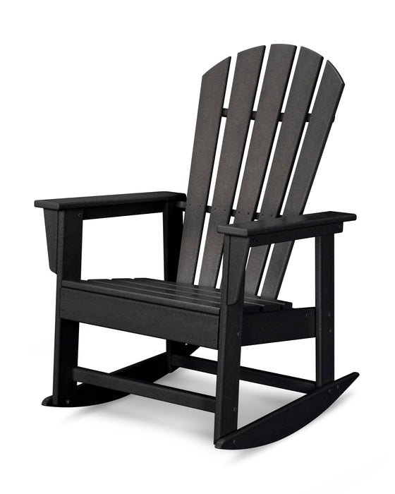 POLYWOOD South Beach Rocking Chair in Black