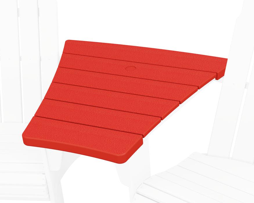 POLYWOOD 600 Series Angled Adirondack Connecting Table in Sunset Red