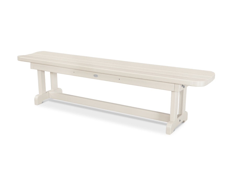 POLYWOOD Park 72" Harvester Backless Bench in Sand image