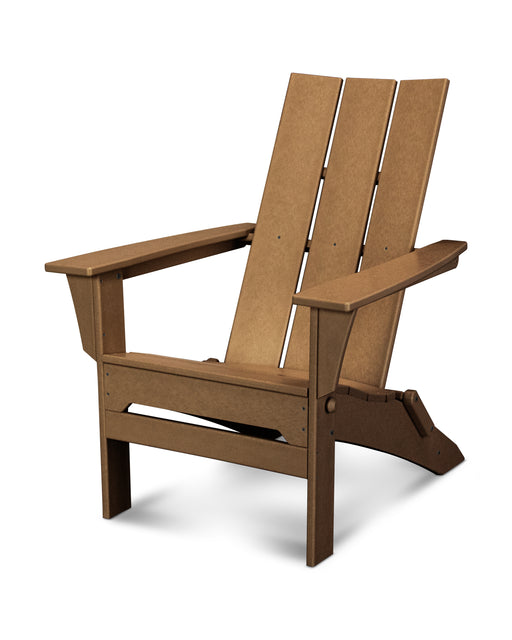 POLYWOOD Modern Folding Adirondack in Teak image