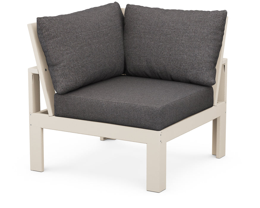 Unbranded Modular Corner Chair in Sand / Ash Charcoal