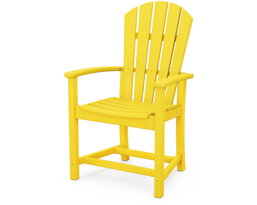 POLYWOOD Palm Coast Upright Adirondack Chair in Lemon