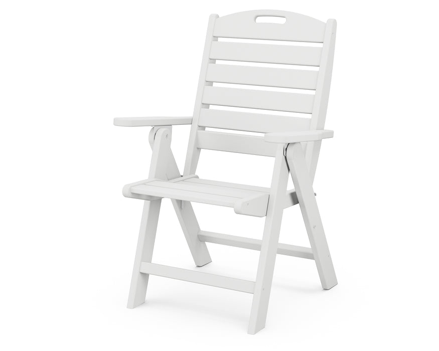 POLYWOOD Nautical Highback Chair in White image