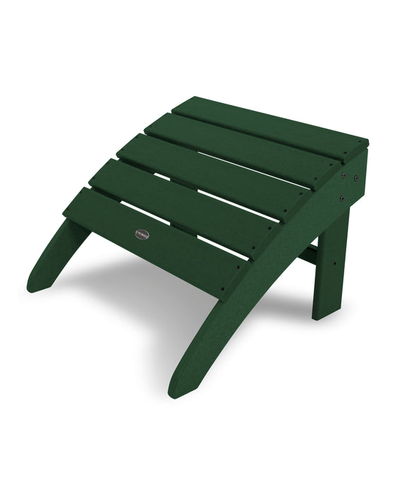 POLYWOOD South Beach Adirondack Ottoman in Green image