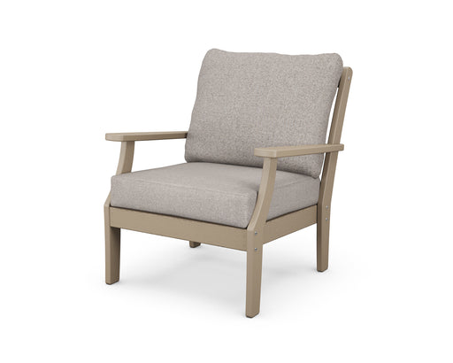 POLYWOOD Braxton Deep Seating Chair in Vintage Sahara / Weathered Tweed image