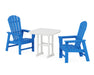 POLYWOOD South Beach 3-Piece Dining Set in Pacific Blue image