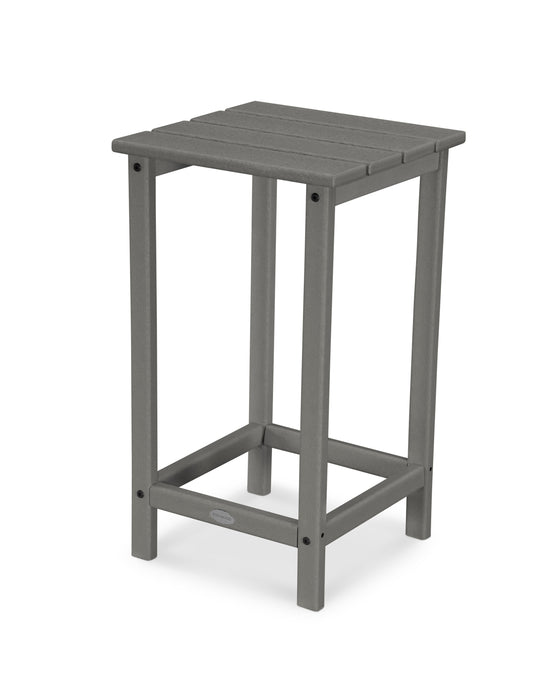 POLYWOOD Long Island 26" Counter Side Table in Slate Grey image