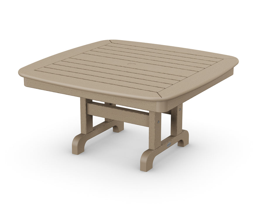POLYWOOD Nautical 37" Conversation Table in Vintage Sahara