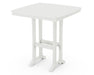 POLYWOOD Nautical Trestle 37" Bar Table in Vintage White image