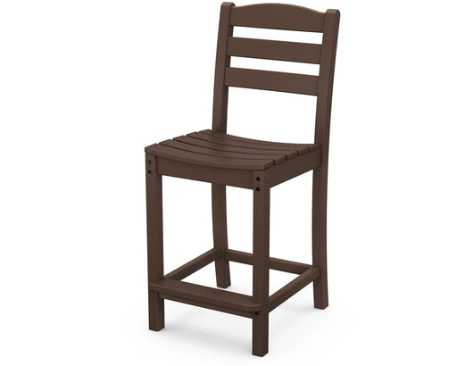 POLYWOOD La Casa Cafe Counter Side Chair in Mahogany image