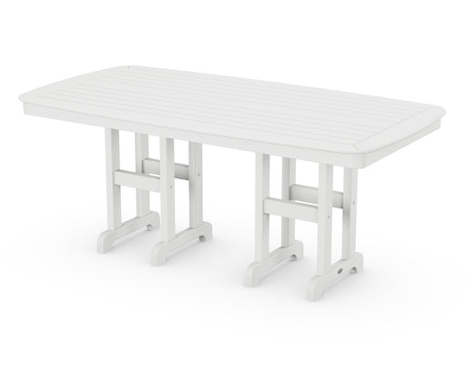 POLYWOOD Nautical 37" x 72" Dining Table in White image