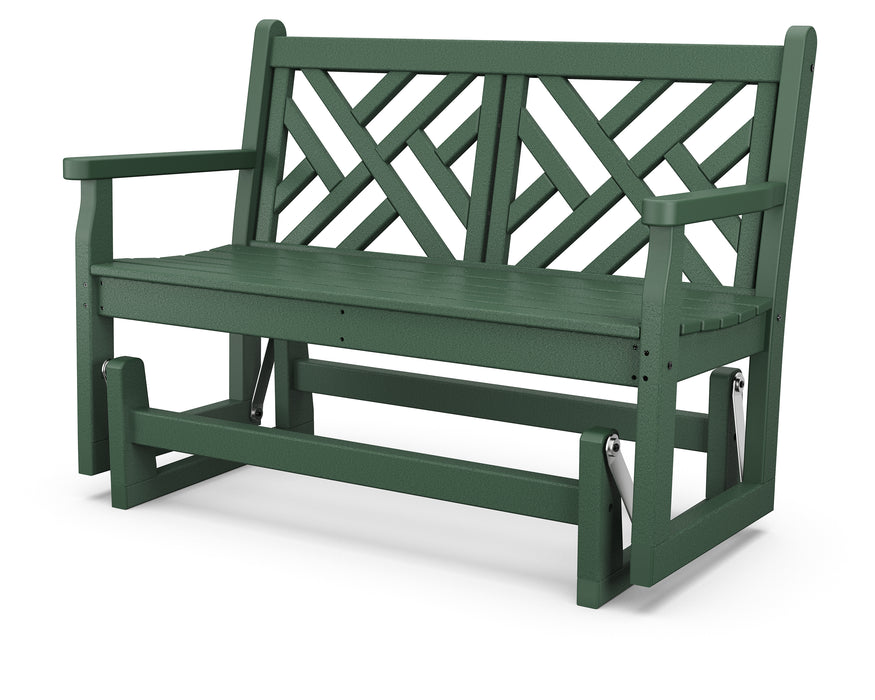 POLYWOOD Chippendale 48" Glider in Green image