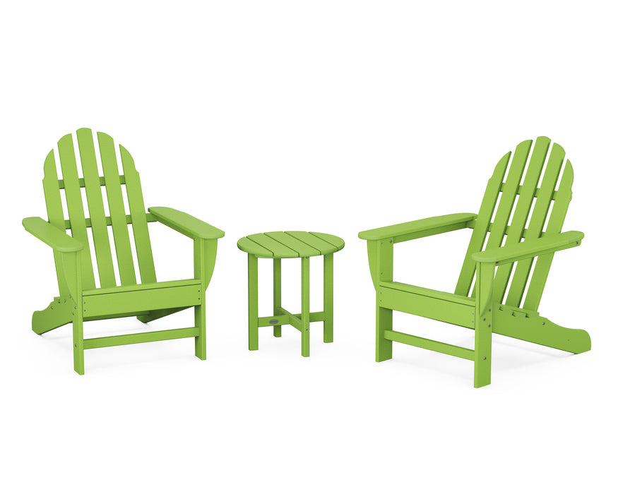 POLYWOOD Classic Adirondack 3-Piece Set in Lime image