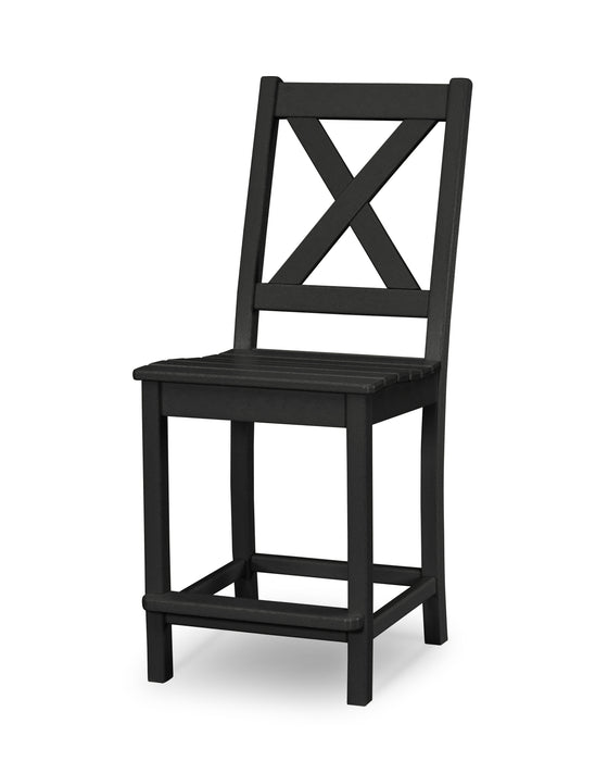 POLYWOOD Braxton Counter Side Chair in Black image