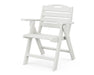 POLYWOOD Nautical Lowback Chair in Vintage White image