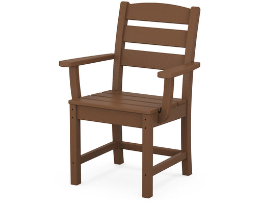 POLYWOOD Lakeside Dining Arm Chair in Teak image