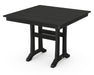 POLYWOOD Farmhouse Trestle 37" Dining Table in Black image