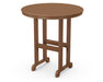 POLYWOOD 36" Round Farmhouse Counter Table in Teak image