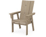 POLYWOOD Modern Curveback Adirondack Dining Chair in Vintage Sahara image