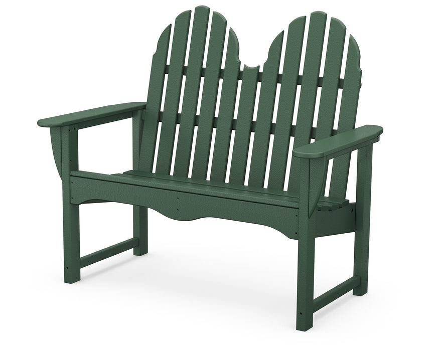 POLYWOOD Classic Adirondack 48" Bench in Green