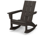 POLYWOOD Modern Adirondack Rocking Chair in Vintage Coffee image
