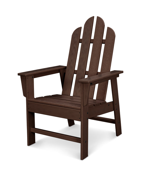 POLYWOOD Long Island Upright Adirondack Chair in Mahogany image