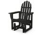 POLYWOOD Classic Adirondack Glider Chair in Black image