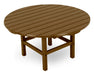 POLYWOOD Round 37" Conversation Table in Teak image