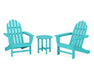 POLYWOOD Classic Adirondack 3-Piece Set in Aruba image