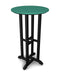 POLYWOOD Contempo 24" Round Bar Table in Black / Aruba image