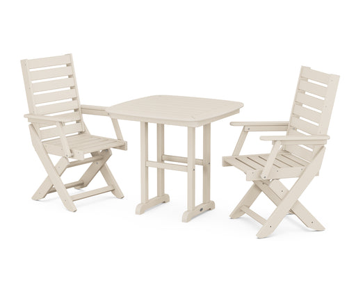 POLYWOOD Captain 3-Piece Dining Set in Sand image