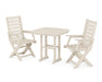 POLYWOOD Captain 3-Piece Dining Set in Sand image