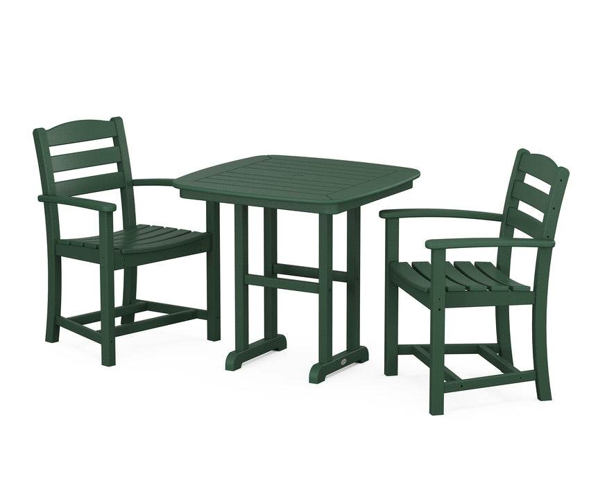 POLYWOOD La Casa Cafe 3-Piece Dining Set in Green image